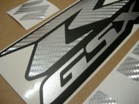 Suzuki GSX-R 1000 Universal - Carbon Silver - Custom-Decalset