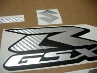 Suzuki GSX-R 1000 Universal - Carbon Silver - Custom-Decalset