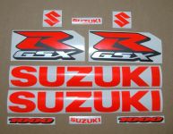 Suzuki GSX-R 1000 Universal - Neon-Rot - Custom-Dekorset