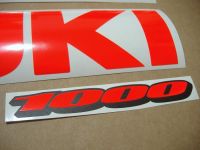 Suzuki GSX-R 1000 Universal - Neon-Rot - Custom-Dekorset