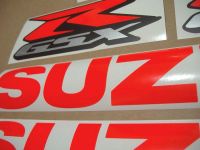 Suzuki GSX-R 1000 Universal - Neon-Red - Custom-Decalset