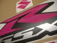Suzuki GSX-R 750 Universal - Pink - Custom-Dekorset