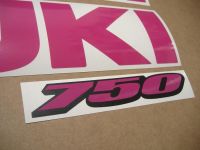 Suzuki GSX-R 750 Universal - Pink - Custom-Decalset