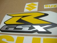 Suzuki GSX-R 750 Universal - Yellow - Custom-Decalset