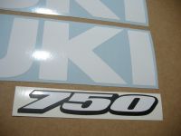 Suzuki GSX-R 750 Universal - White - Custom-Decalset