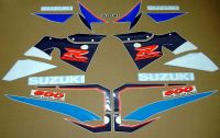 Suzuki GSX-R 600 1997 - White/Blue Version - Decalset