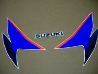 Suzuki GSX-R 600 1997 - White/Blue Version - Decalset