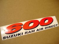 Suzuki GSX-R 600 1997 - White/Blue Version - Decalset