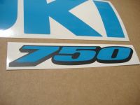 Suzuki GSX-R 750 Universal - Lightblue - Custom-Decalset