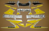 Suzuki GSX-R 600 2000 - Yellow/Black Version - Decalset