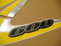 Suzuki GSX-R 600 2000 - Yellow/Black Version - Decalset