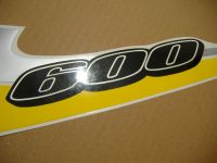 Suzuki GSX-R 600 2000 - Yellow/Black Version - Decalset