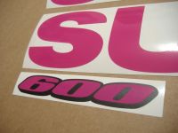 Suzuki GSX-R 600 Universal - Pink - Custom-Dekorset