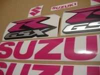 Suzuki GSX-R 600 Universal - Pink - Custom-Decalset