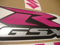 Suzuki GSX-R 600 Universal - Pink - Custom-Decalset
