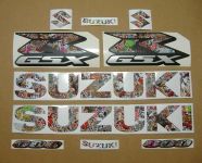 Suzuki GSX-R 600 Universal - Graffiti - Custom-Decalset