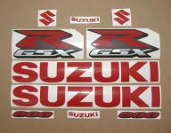 Suzuki GSX-R 600 Universal - Rot - Custom-Dekorset