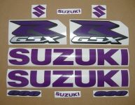 Suzuki GSX-R 600 Universal - Lila - Custom-Dekorset