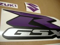 Suzuki GSX-R 600 Universal - Purple - Custom-Decalset
