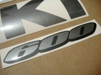 Suzuki GSX-R 600 Universal - Graphitegrey - Custom-Decalset