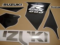 Suzuki GSX-R 600 1998 - Silber Version - Dekorset