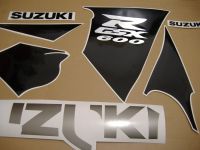 Suzuki GSX-R 600 1998 - Silver Version - Decalset