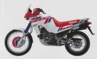Yamaha XTZ 660 Tenere 1992 - Weiß/Rote Version - Dekorset
