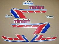 Yamaha XTZ 660 Tenere 1992 - White/Red Version - Decalset