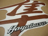 Suzuki Hayabusa 1999-2007 - Leather - Custom-Decalset