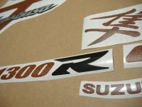 Suzuki Hayabusa 1999-2007 - Leather - Custom-Decalset