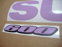 Suzuki GSX-R 600 Universal - Violett - Custom-Dekorset