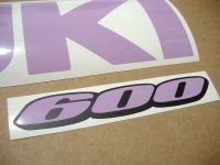 Suzuki GSX-R 600 Universal - Violett - Custom-Dekorset