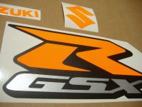 Suzuki GSX-R 600 Universal - Neon-Orange - Custom-Dekorset