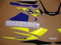 Suzuki GSX-R 600 2001 - Blue/Black Version - Decalset