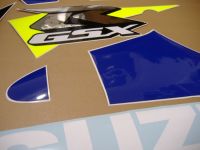 Suzuki GSX-R 600 2001 - Blau/Schwarze Version - Dekorset