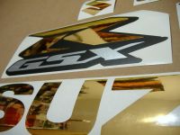 Suzuki GSX-R 750 Universal - Chrome-Gold - Custom-Decalset