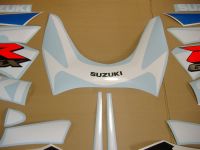 Suzuki GSX-R 600 2002 - White/Blue Version - Decalset